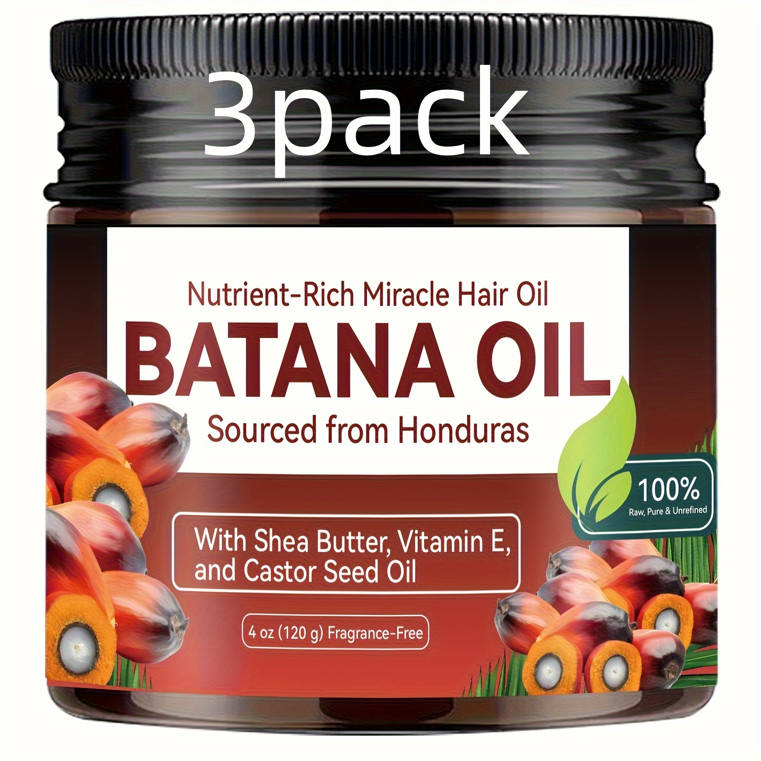 TEMU Batana Oil For Dry Hair, Hair Care: Pure Batana Oil, Unrefined, Hair , For Men And Women, Hydrating Hair, Pure Batana Oil Hair Mask, For All Hair Types