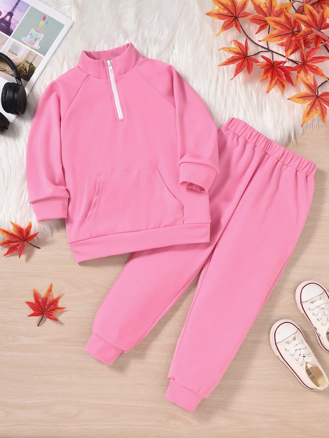 Color store pink sweatsuit