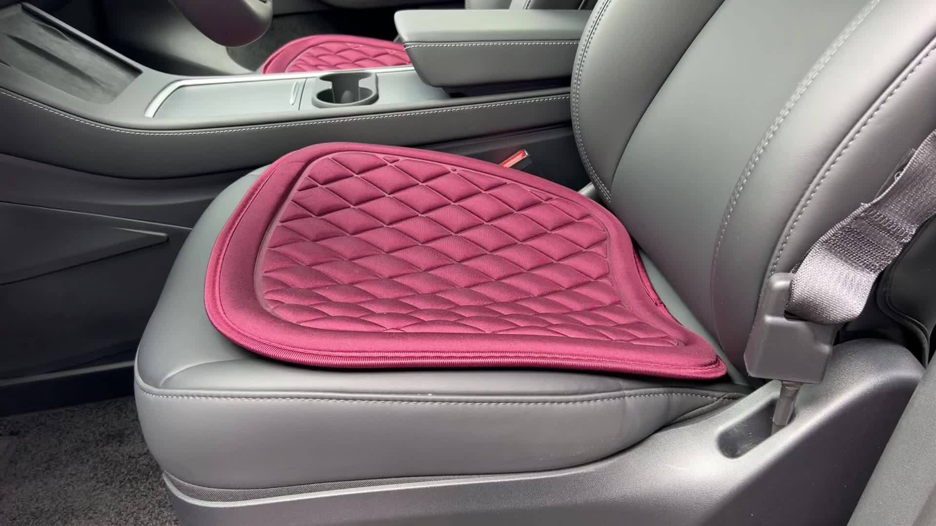 Cojín de asiento de coche, cojín de asiento de conductor con espuma de  memoria cómoda y antideslizante de goma para vehículos, silla de oficina,  funda de asiento de coche para el hogar 