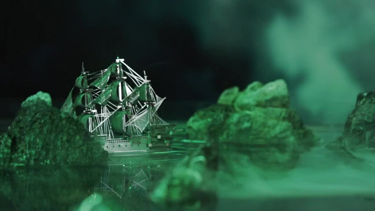The Flying Dutchman Ghost Ship 3D Metal Puzzle - CraftDIYKit