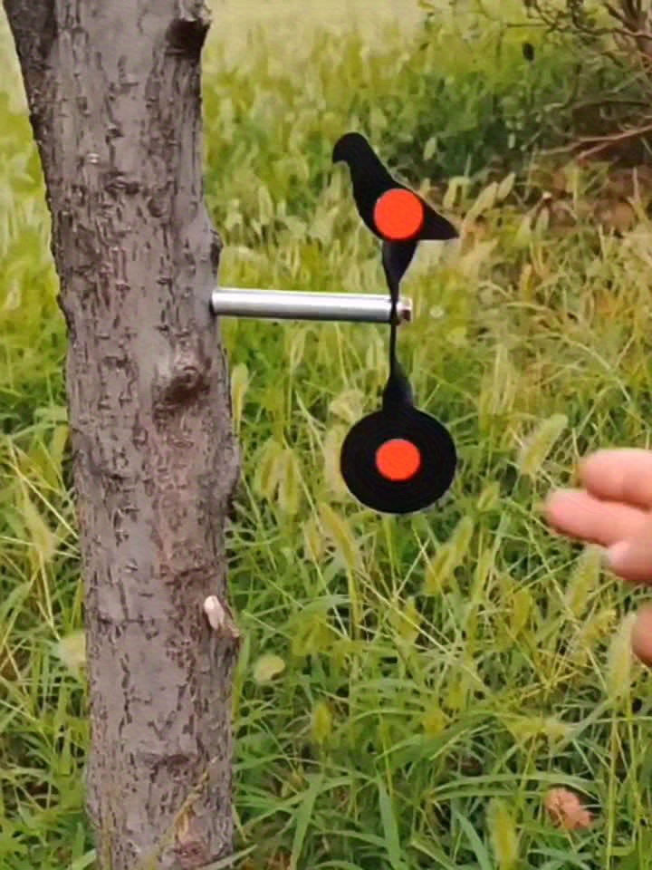 Portable Rotating Target with Animal Pattern for Shooting Practice