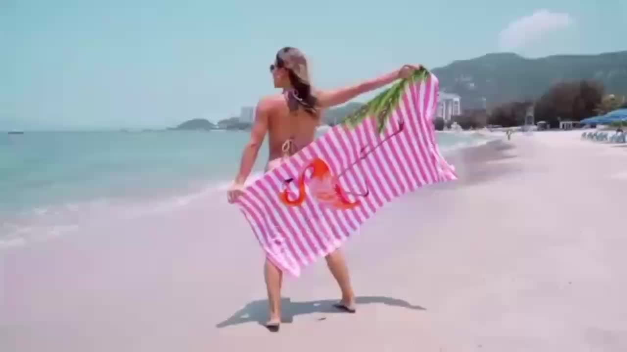 Asciugamano Spiaggia A Strisce Motivo Ancora E Timone - Temu Italy