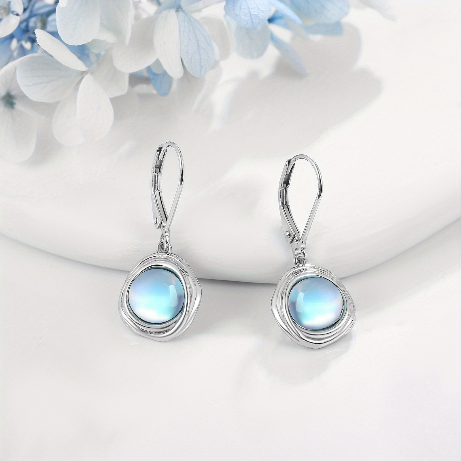 synthetic   earrings dangle for women 925 sterling silvery leverback earrings for women synthetic   jewelry Product details 0