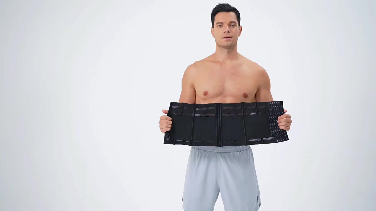 Unique Bargains Men's Abdominal Slim Belt Waist Tummy Control Belt