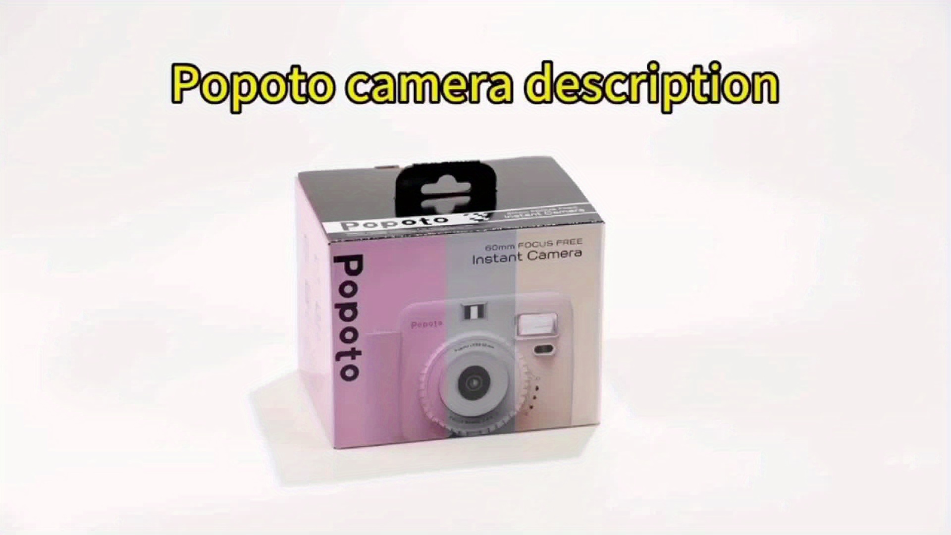 Nueva Mini Cámara Instantánea Popoto Adecuada Para Fujifilm Instax Mini  Twin Pack Film (pilas AA * 2 No Incluidas) Fiesta/Regalo/Al Aire  Libre/Novia/Vida Récord - Temu Spain