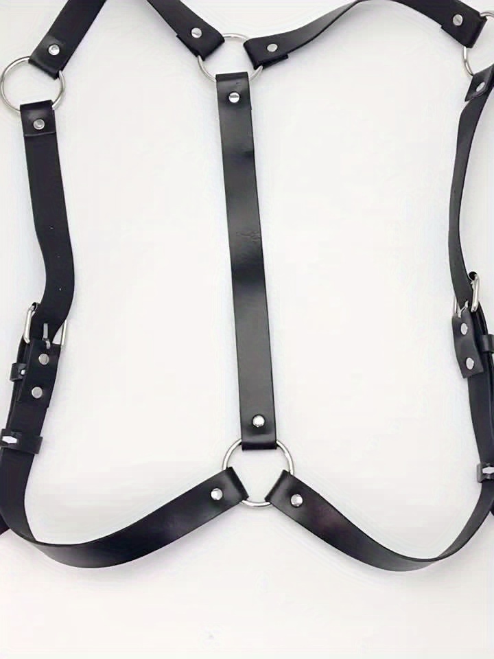 Edgy Adjustable Shirt Cumberbund Belt with Studs & Metallic Buckle
