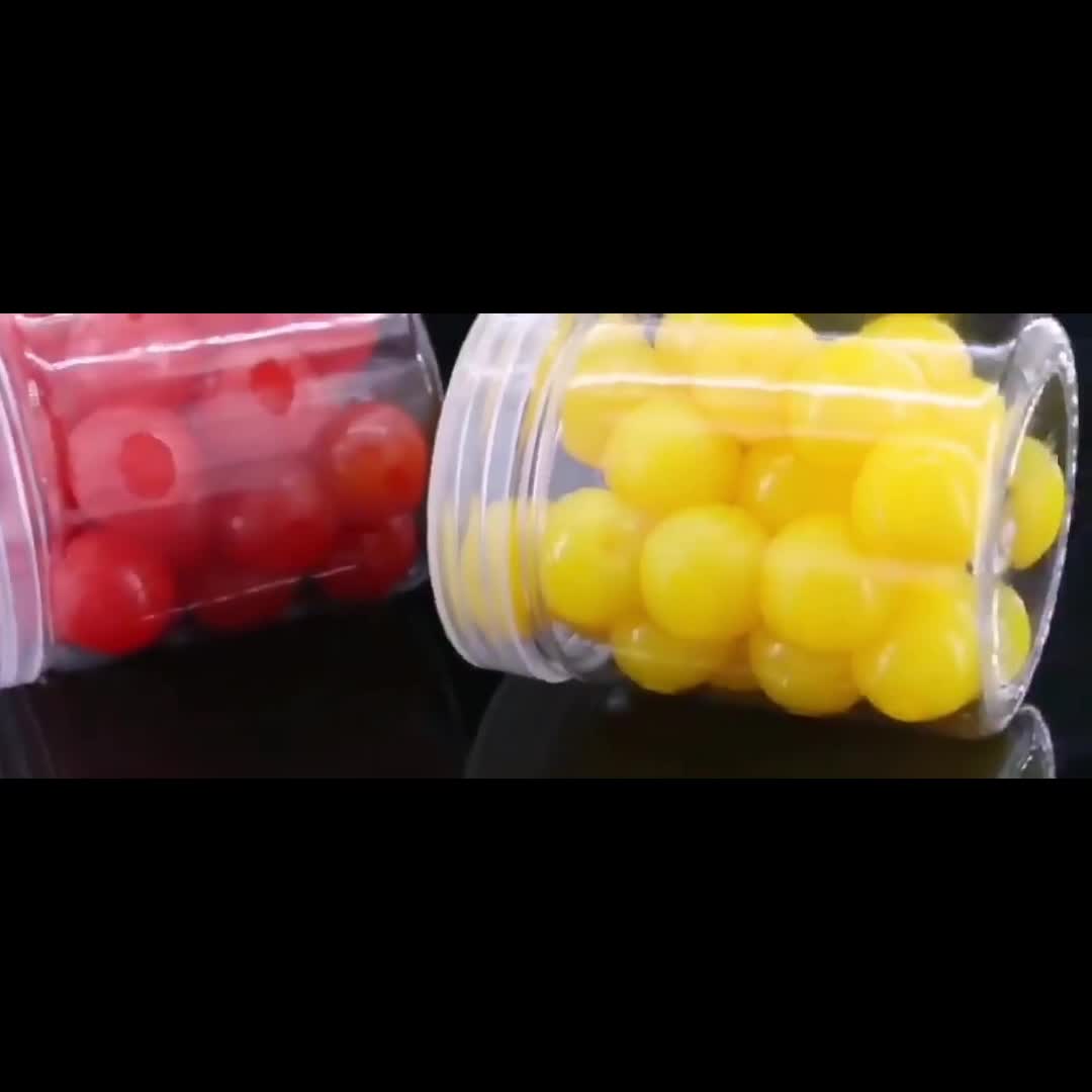 16mm 40pcs Round Fishing Rig Beads, Soft Erbium Float Silicone Material,  For All Sort Fishing Rigs Saltwater/Freshwater