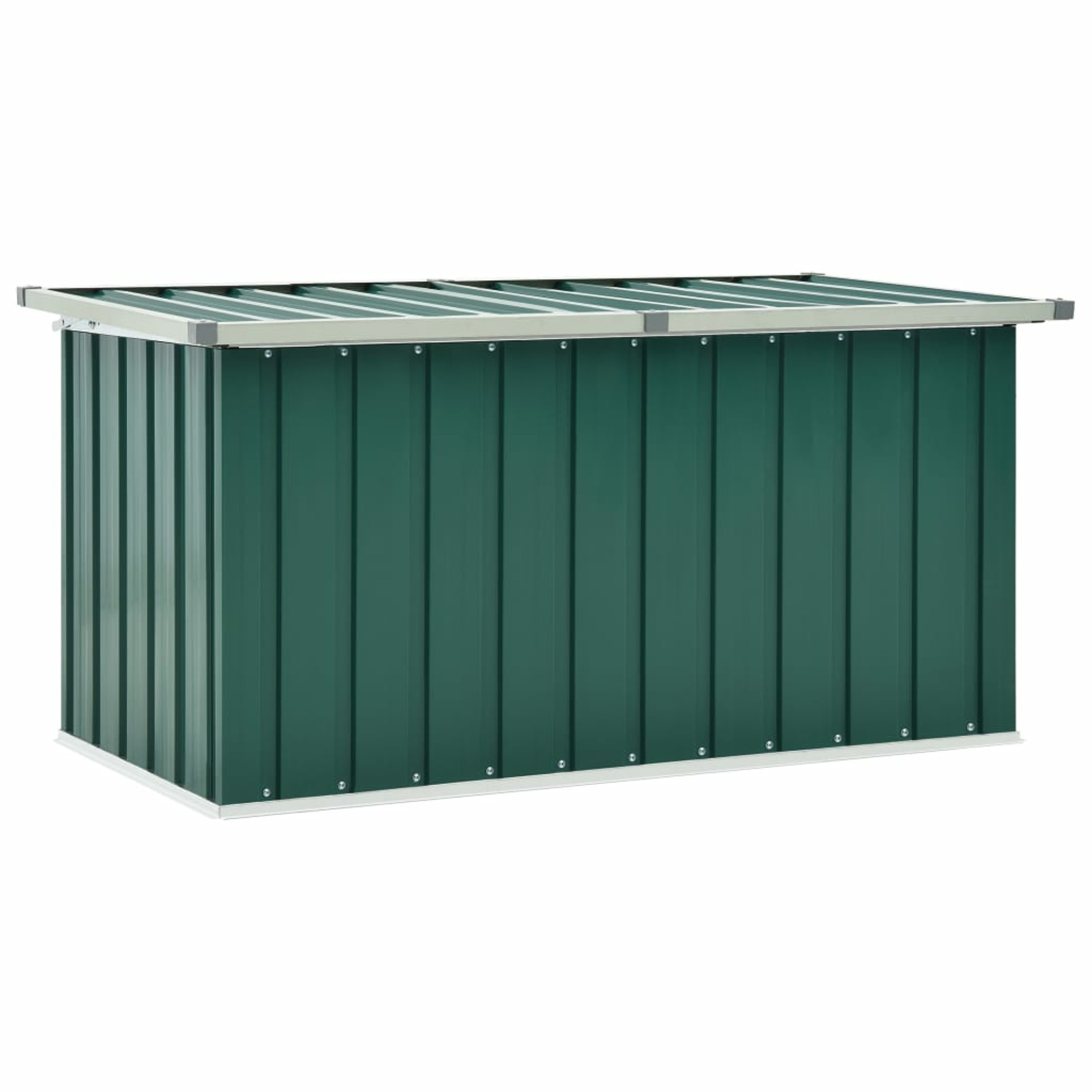 garden storage box deck box with lid outdoor chest container garden tool organiser shed garden patio outdoor storage organiser green 129x67x65cm box cabinet rack for outdoor storage 0