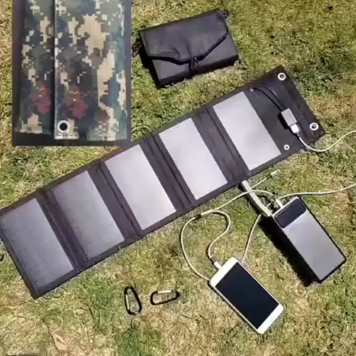 Portable RV Solar Charging Panel with USB Output