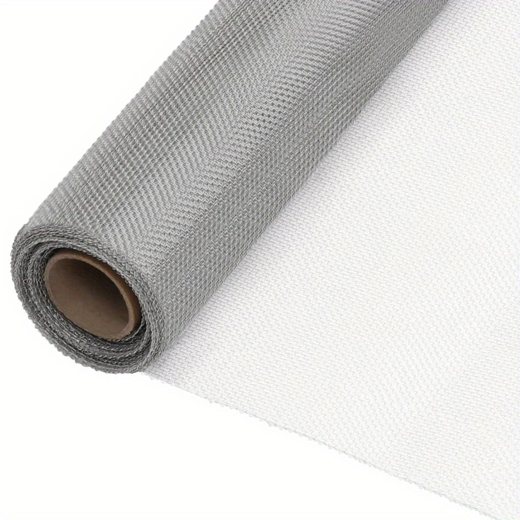 Stainless Steel Mesh Screen Measuring 100x2000 Cm, Ideal For Fixing Window And Door Screens, Serving As A Barrier For Bird Cages, Hutches, Or Chicken Coops