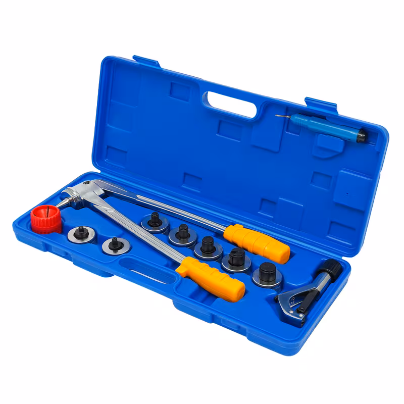 hydraulic tube expander with pipe cutter, 10 28 mm, for copper, aluminum 5