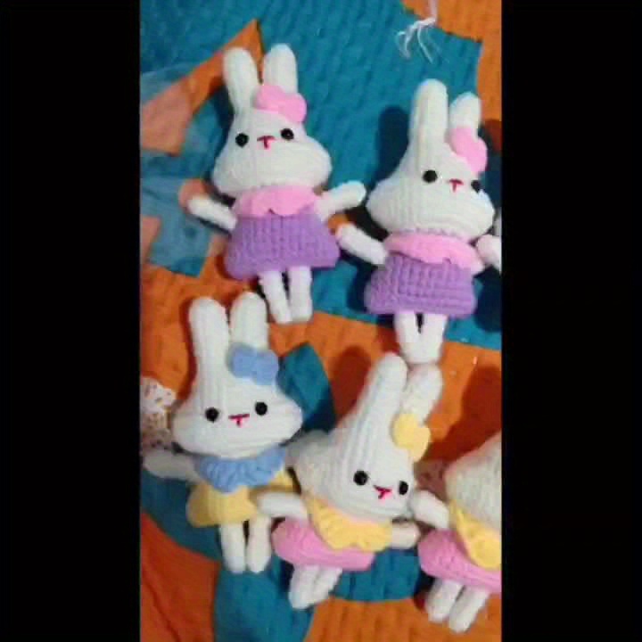 Woven Rabbit Doll Handbag for Family and Friends