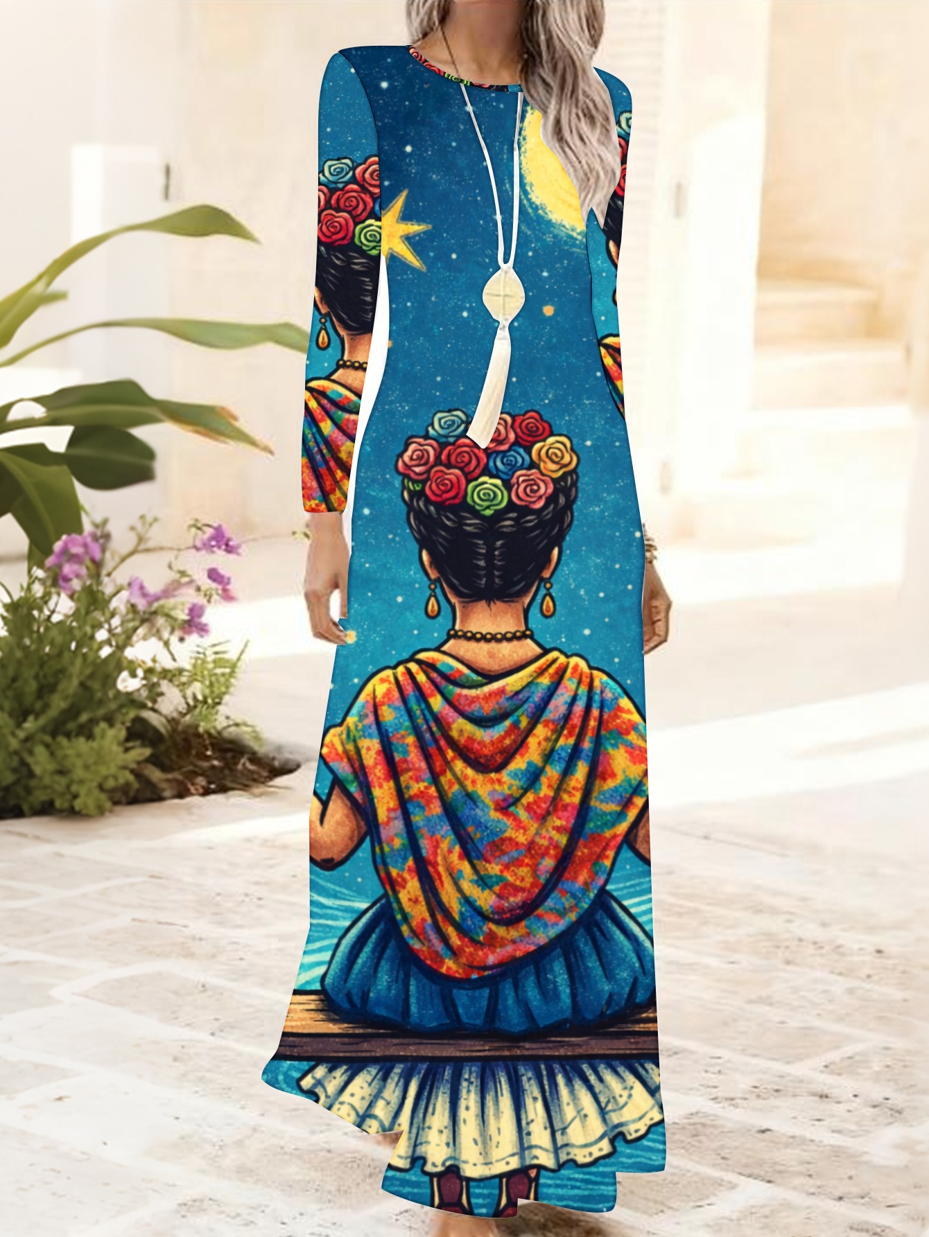 green emerald velvet dress Embroidered Mexican Evening Dress