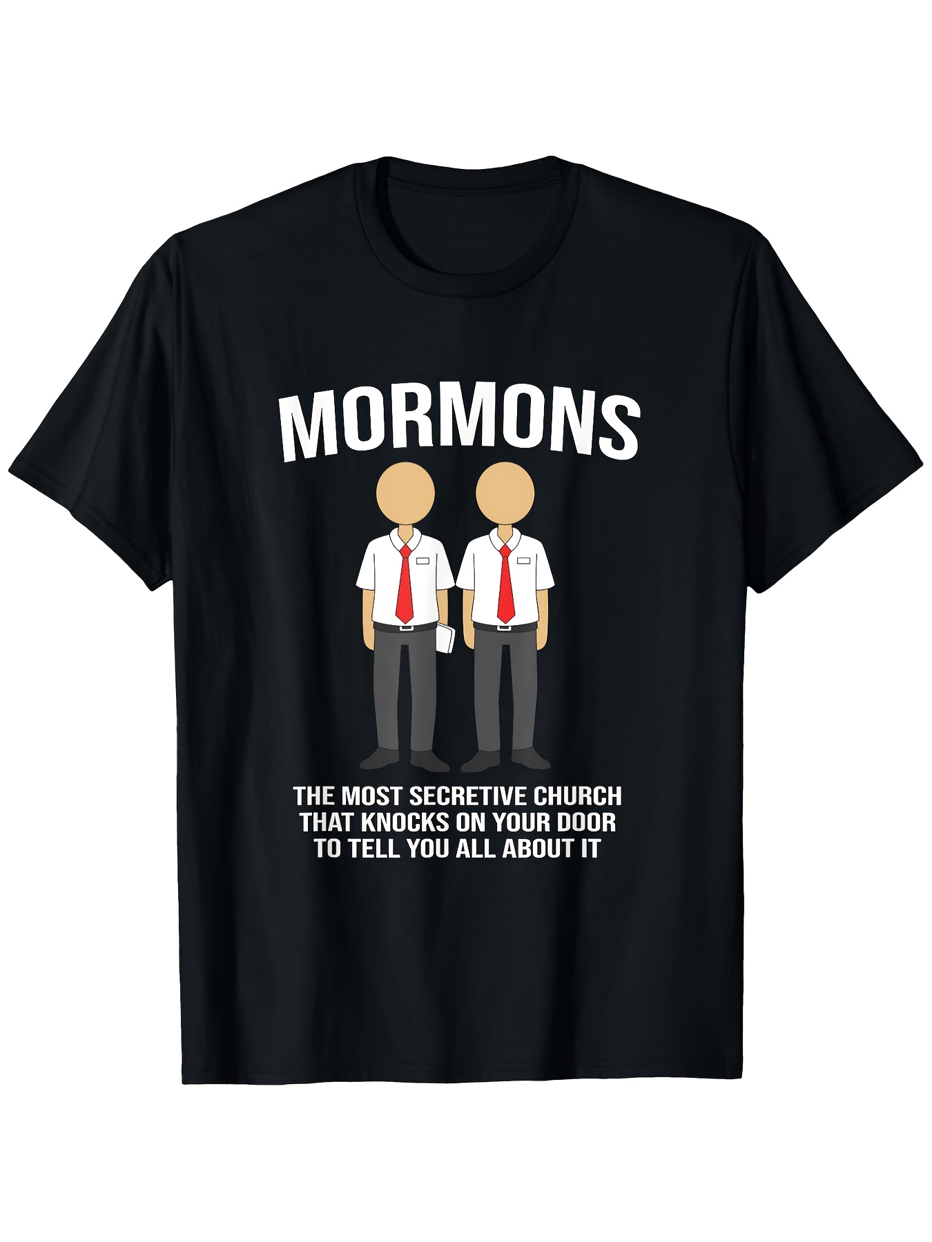 latterday   missionaries lds humor t shirt 100 180gsm soft crewneck tee with  s church joke     outfit design unisex adult sizes s xxxl black casual wear for men women funny   gift idea 220g