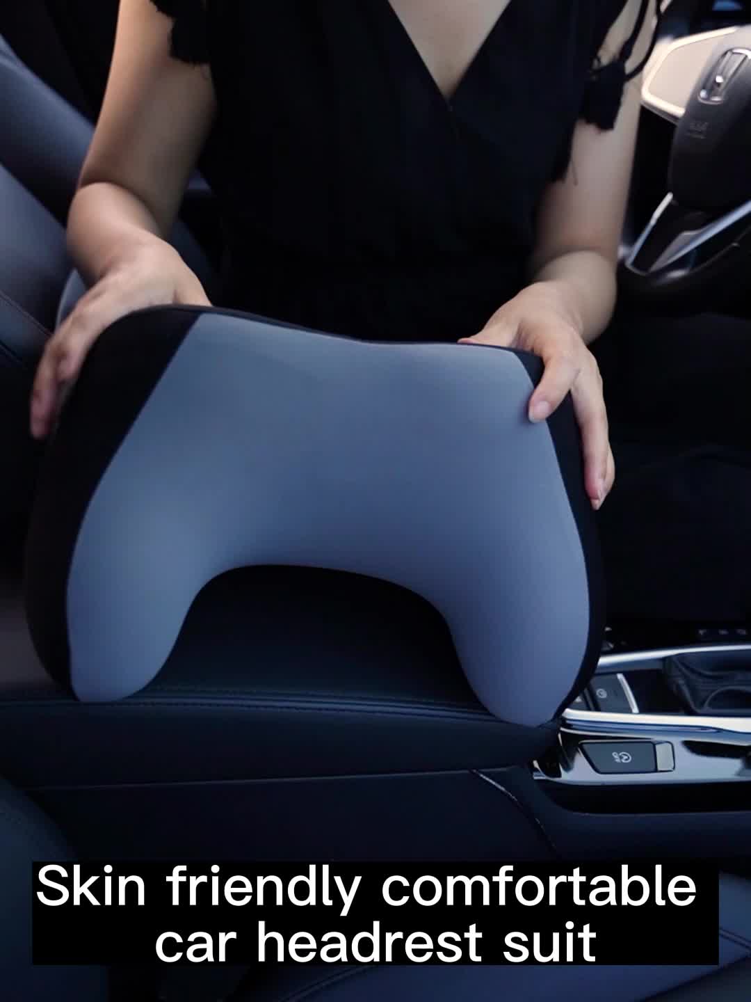 Car Lumbar Support Pillow And Neck Pillow Set, Memory Sponge Lumbar Pillow  And 4d Mesh Headrest, Used To Alleviate Driving Fatigue - Temu