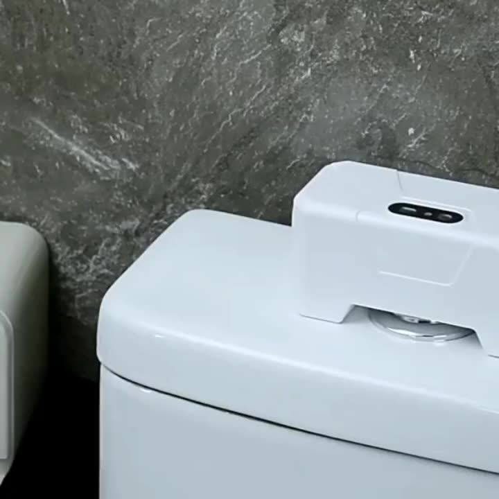 Techo Touchless Toilet Flush Kit with 8” Sensor Range, Adjustable