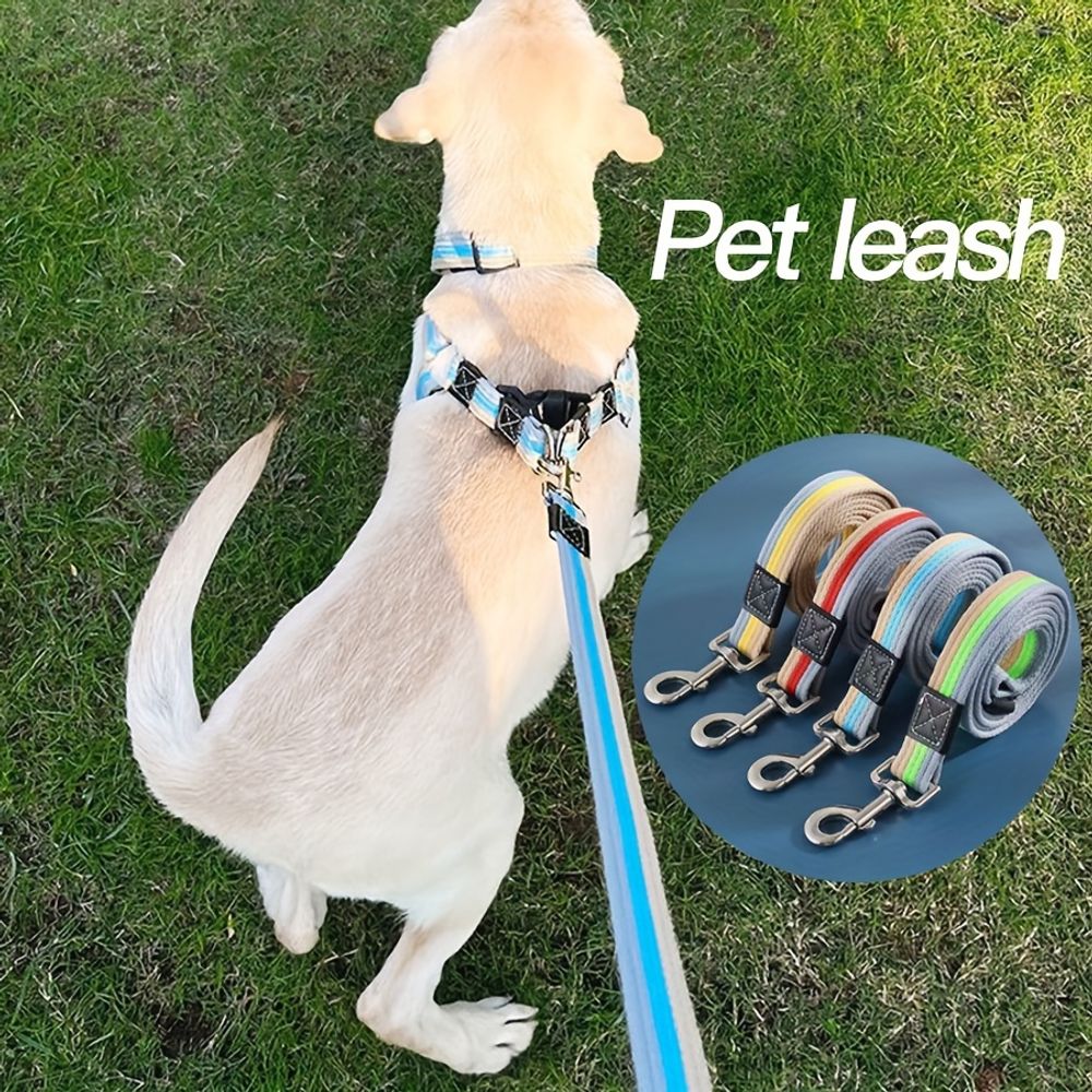 Thickened Pet Canvas Traction Rope for Dog Training