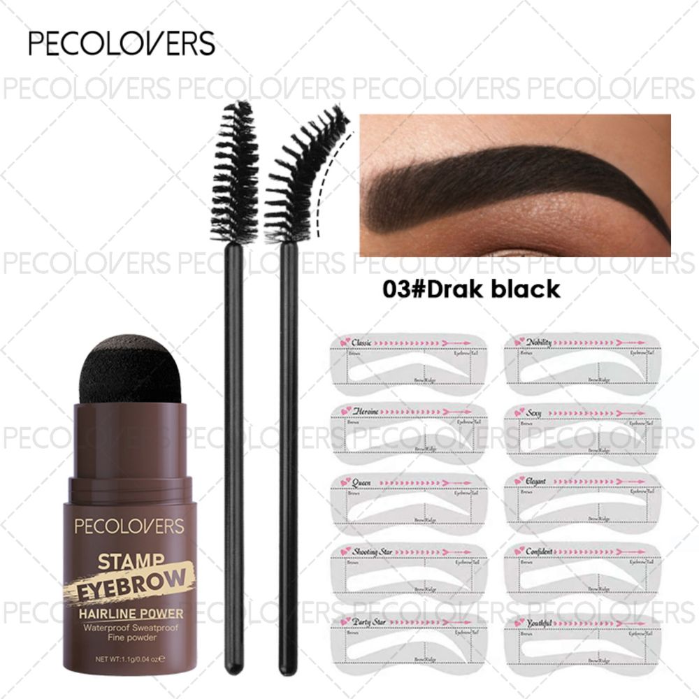 Makeup Brush Stencil Kit for Eyebrow Shaping