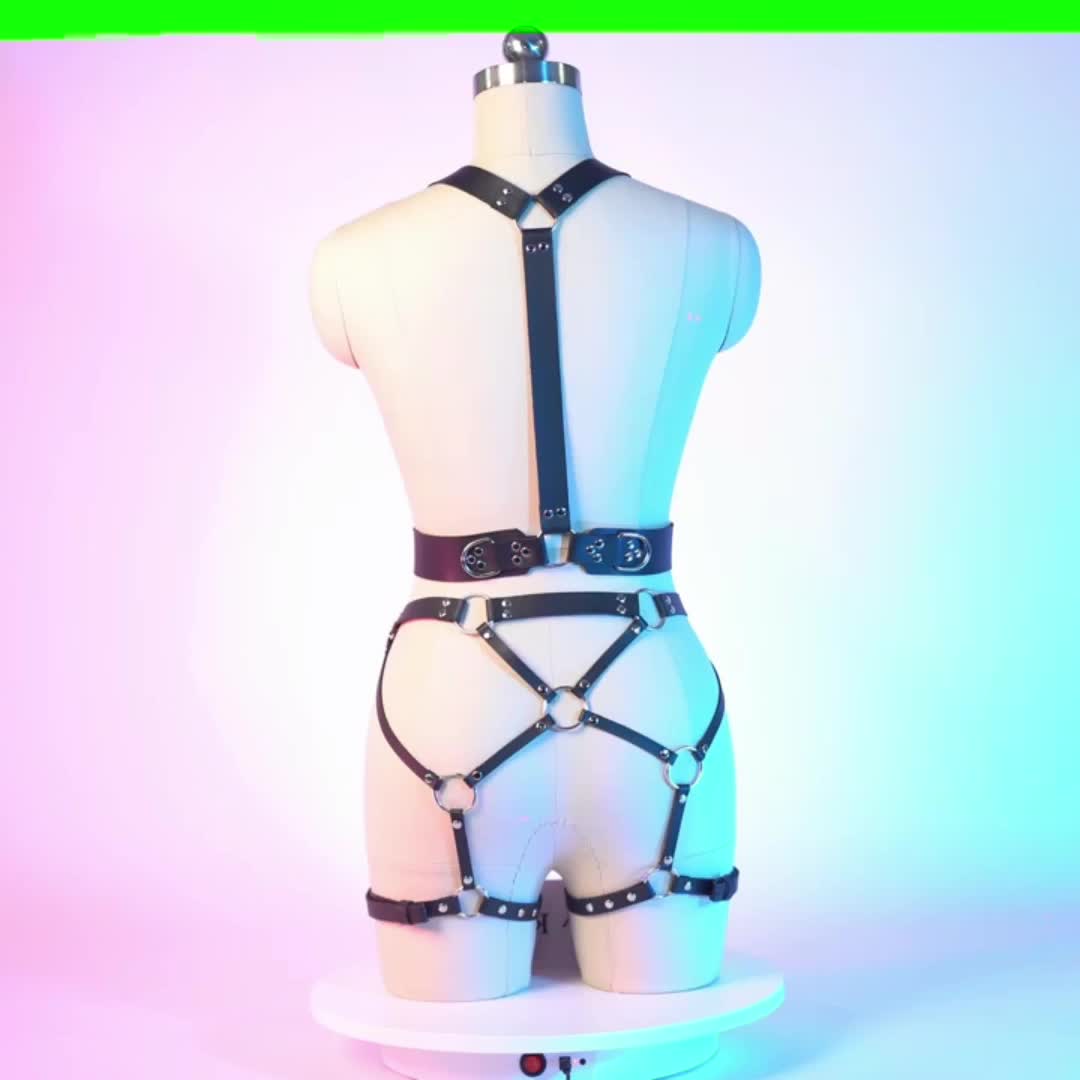 Custom Bondage Sexy Harness Woman Sex Underwear Garter Belt Seks
