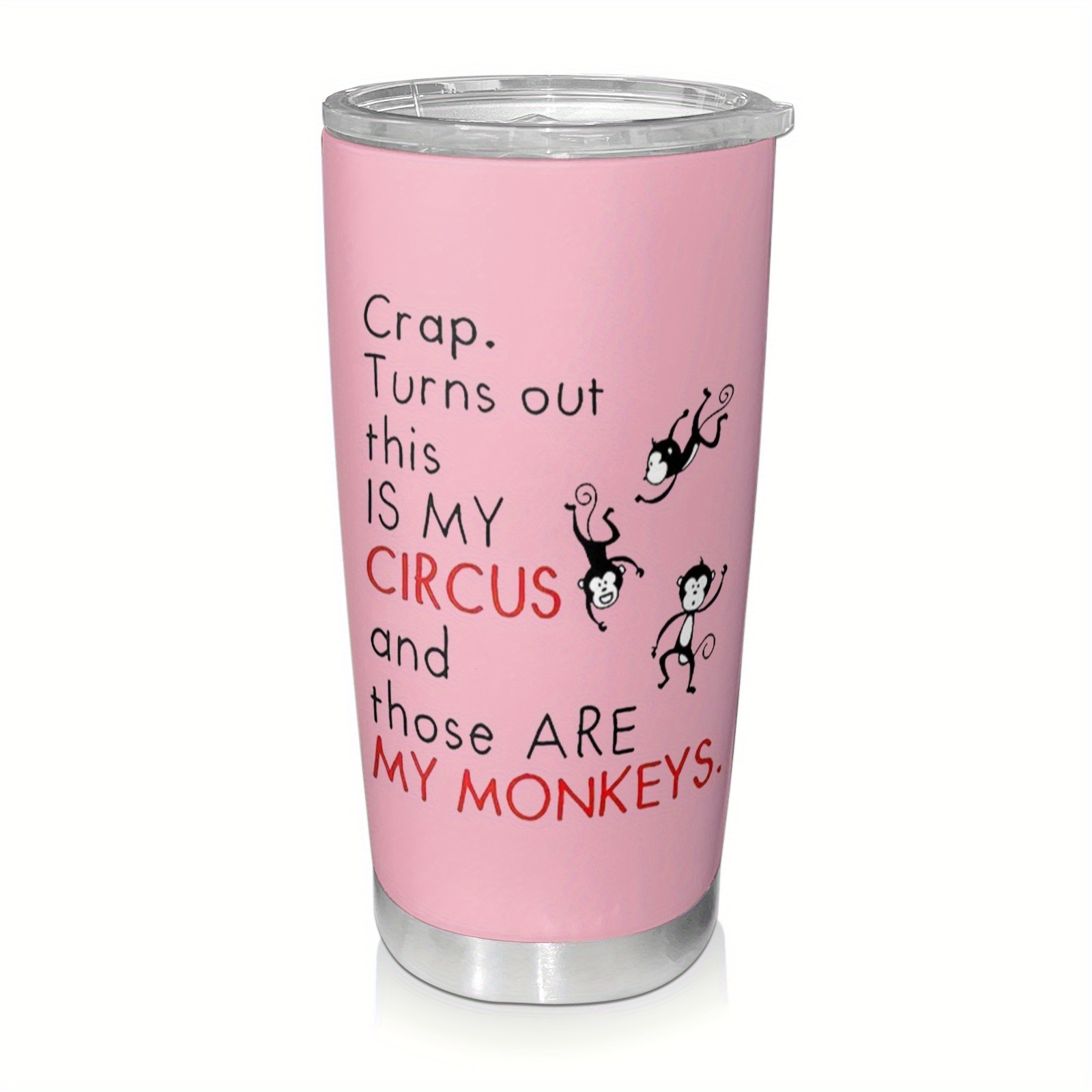 

20oz Steel Lid, Humorous " And " , , No , , Christmas For Mom,