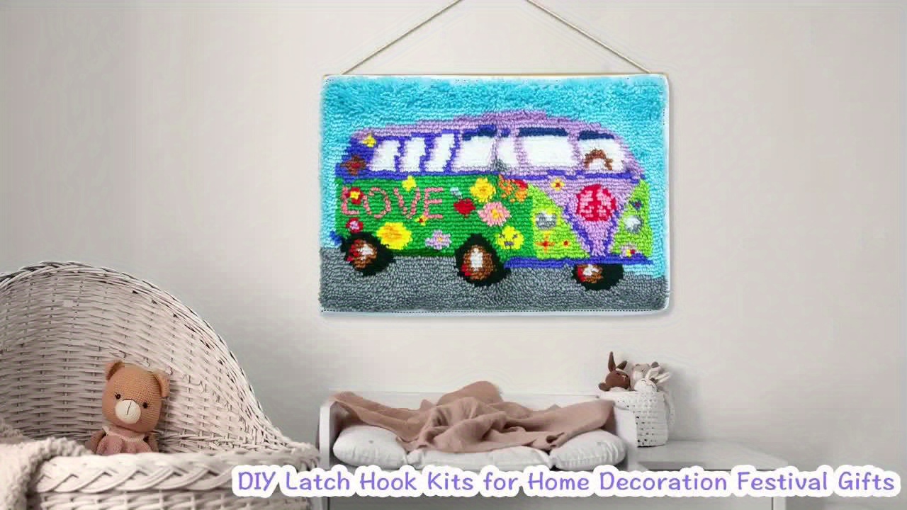 Adult Latch Hook Kits, Rug Kits for Beginners