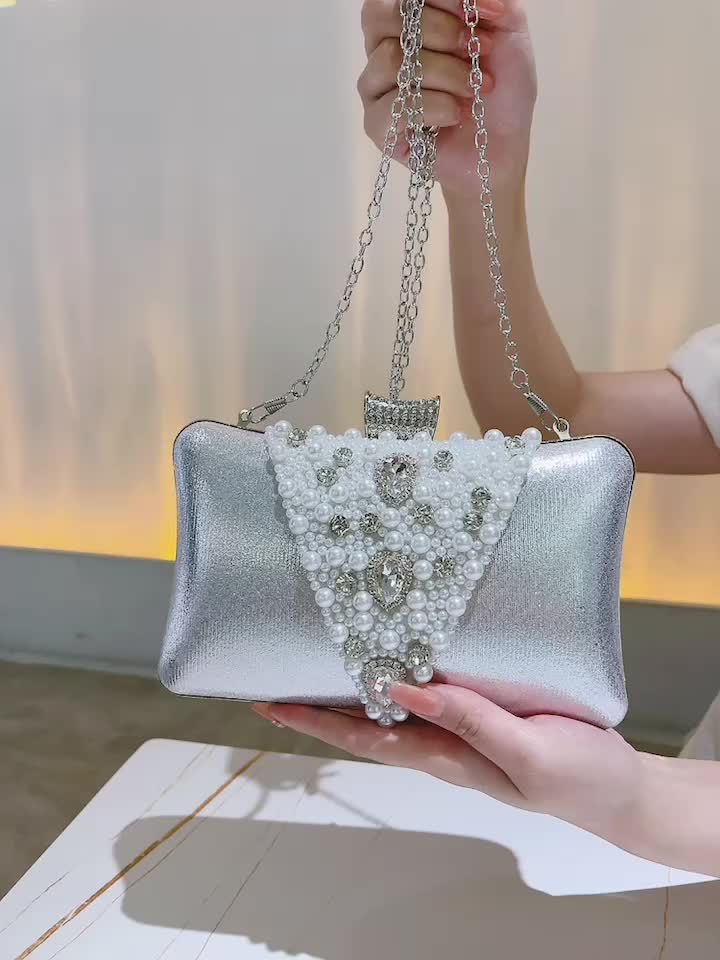 evening bags for women clutch purse ladies hand bags crystal Shoulder bag  luxury designer purses and handbags 7.3*2.5*5.3in 
