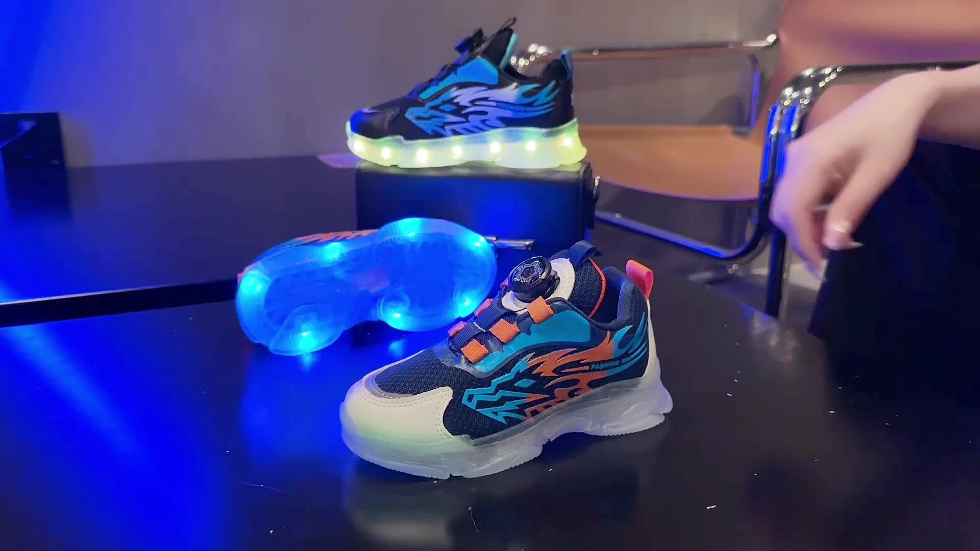 Calzado Infantil Zapatillas Skechers Con Luces Led Para NiÃ±as