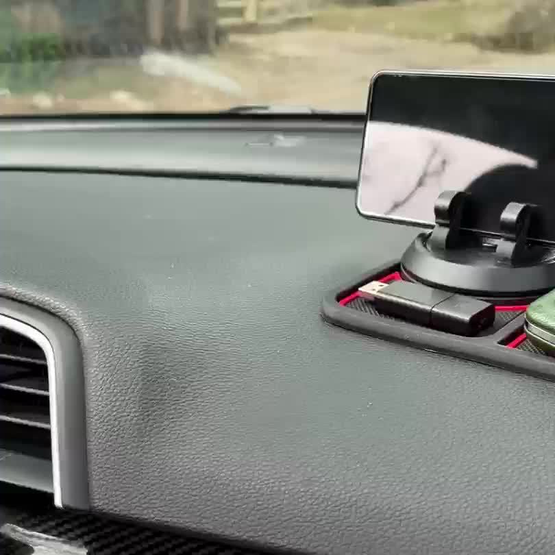 Yunnker Auto Handyhalterung mit Antirutschmatte und Parkscheibe