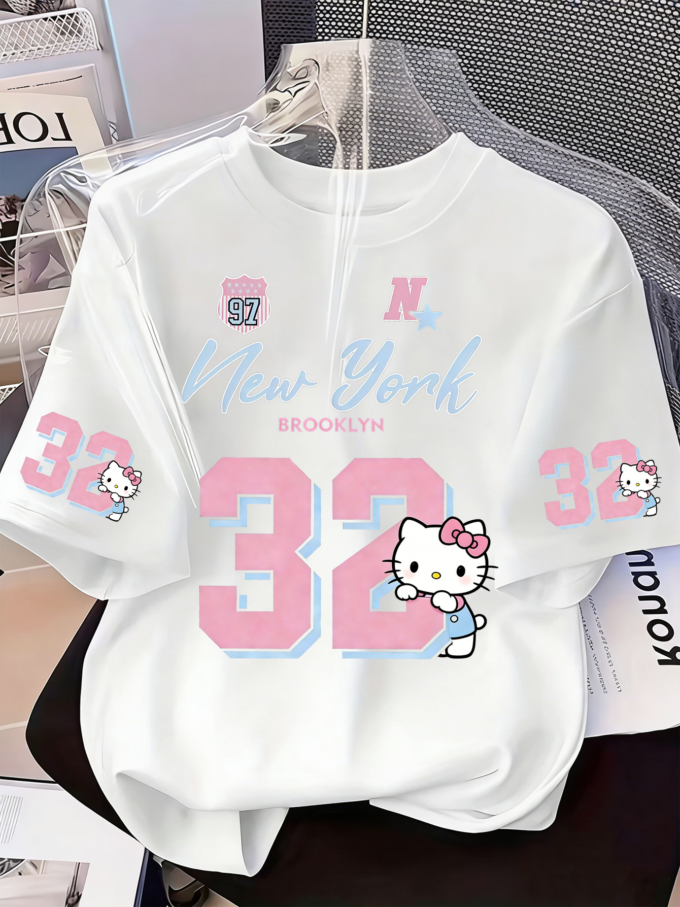 womens     baseball jersey t shirt   jersey style with iconic   face print round neck short sleeve casual tee machine washable loose fit suitable for spring summer outfits themed parties casual attire