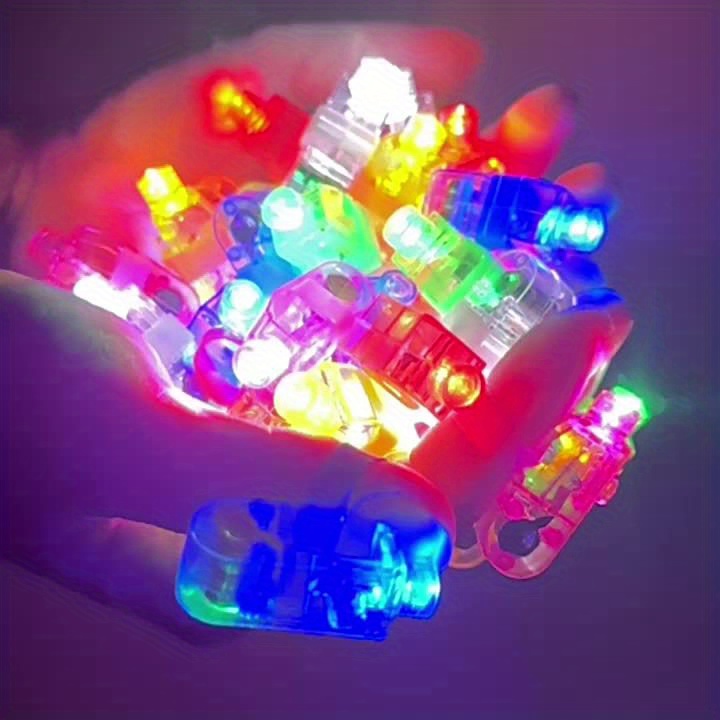 Glowing Luminous Ring Led Light Glow Party, Finger Led Lights Ring