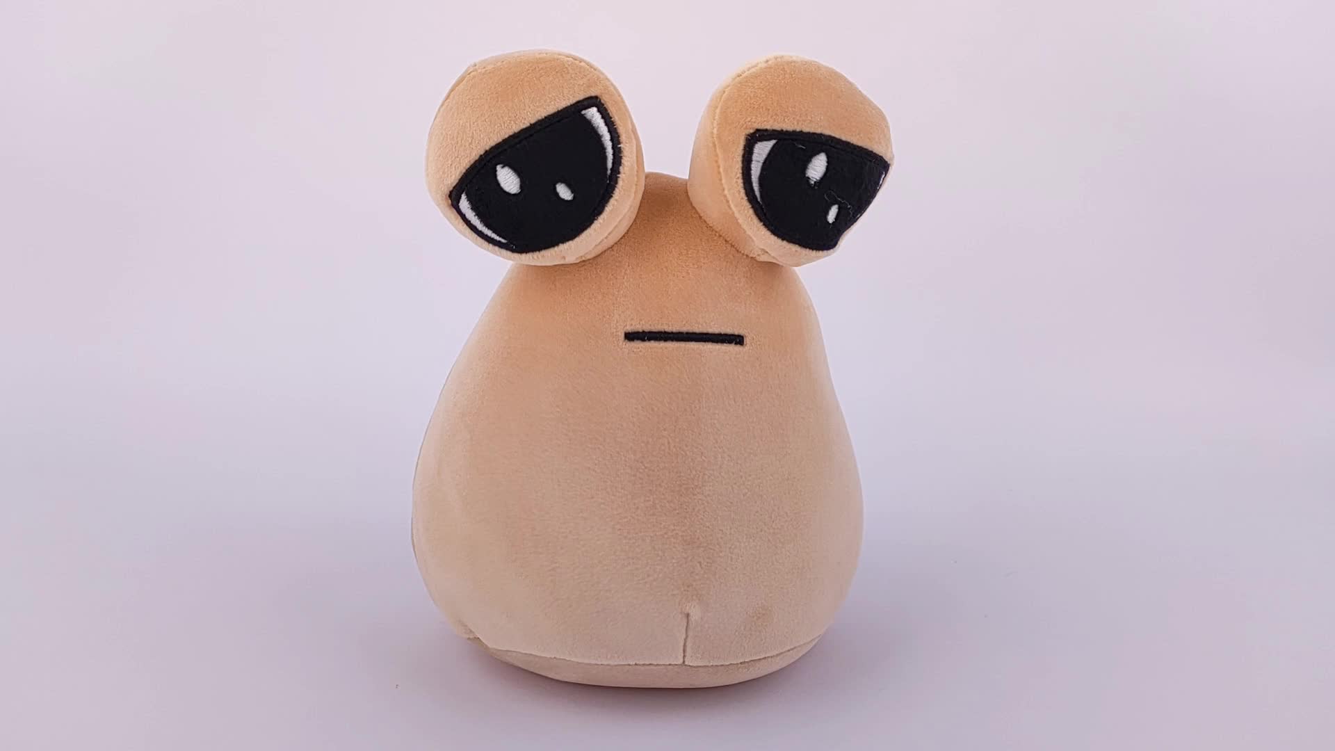 My Pet Alien Pou Plush Toy, 7.87 Inch Hot Game Cute Pou Plushies Stuffed  Animal Toy, Cuddly Emotion Alien Plush Pillow Doll Birthday Gifts for Girls  and boys Game Fans(Brown) 