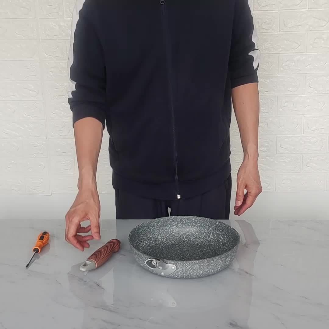 Flat Bottom Non-Stick Frying Pan for All Stovetops