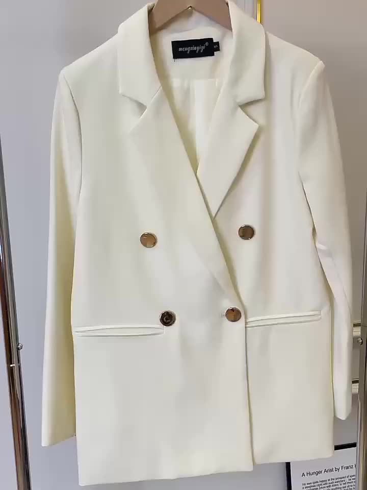 Zara buttoned outlet double breasted coat