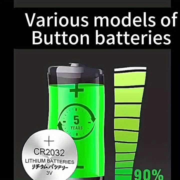  BONAI Batería CR2025 3V Batería de litio Batería de botón de  moneda 30 unidades : Salud y Hogar