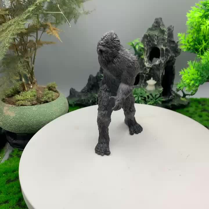 Abaodam Household Decor Office Decorations Gold Decorations Table Top Decor  Gorilla Statue Props Resin Crafts Decor Resin Gorilla Decoration Decorate