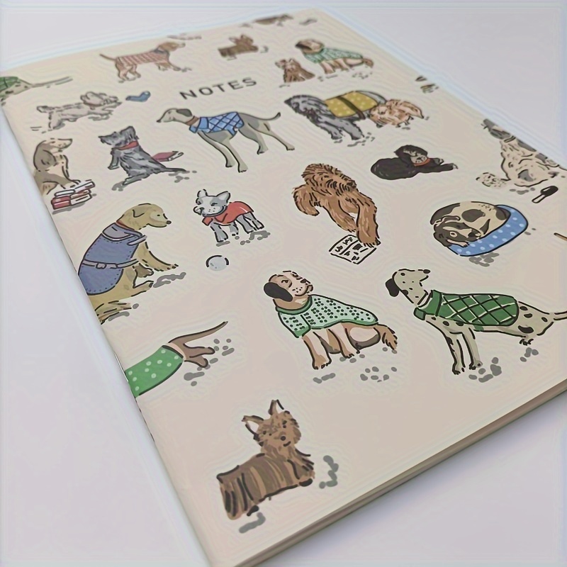 Per Book B5 Milk Puppy Paper Notebook With Cute Cow - Temu