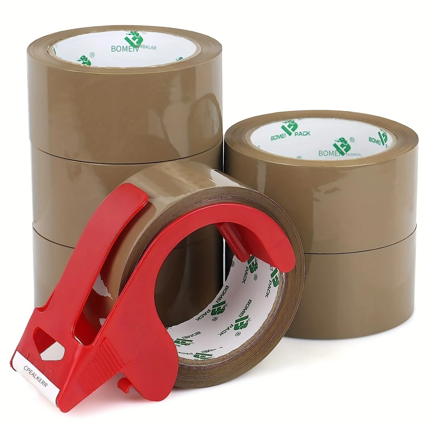 cinta de embalaje industrial, resistente de 1.06, transparente, para envío  de embalaje de mudanza y oficina, rollo de 60 yardas, Transparente