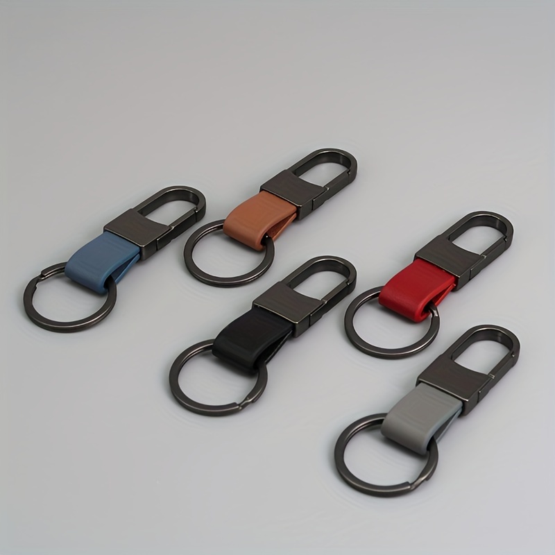 Leather Key Fob Kit For Diy Craft Pu Leather Key Fobs Blanks - Temu