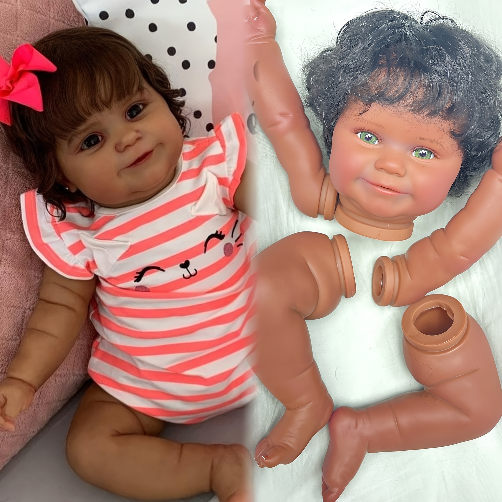 Muñecas Bebé Reborn Niña Negra - Temu Mexico