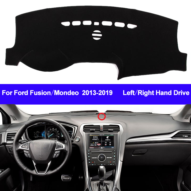 Funda de cuero negro para perilla de palanca de cambios para Ford Focus  2012 2013 2014 2015 2016/Ford Fiesta 2014 2015 2016 / Ford Fusion S /  Fusion