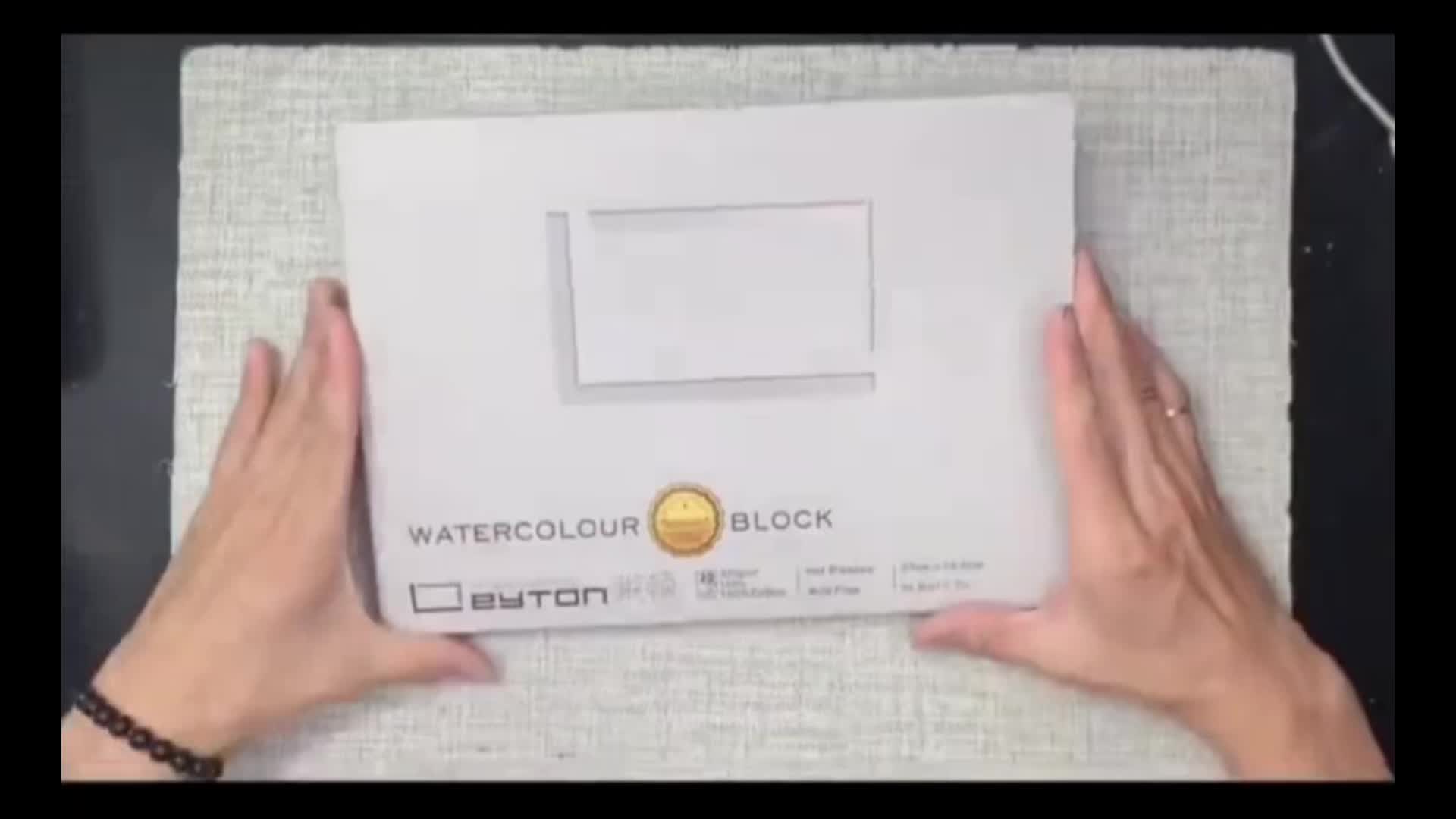 Artists Watercolor Paper Block 100% Pulp Paper /350gsm Cold - Temu