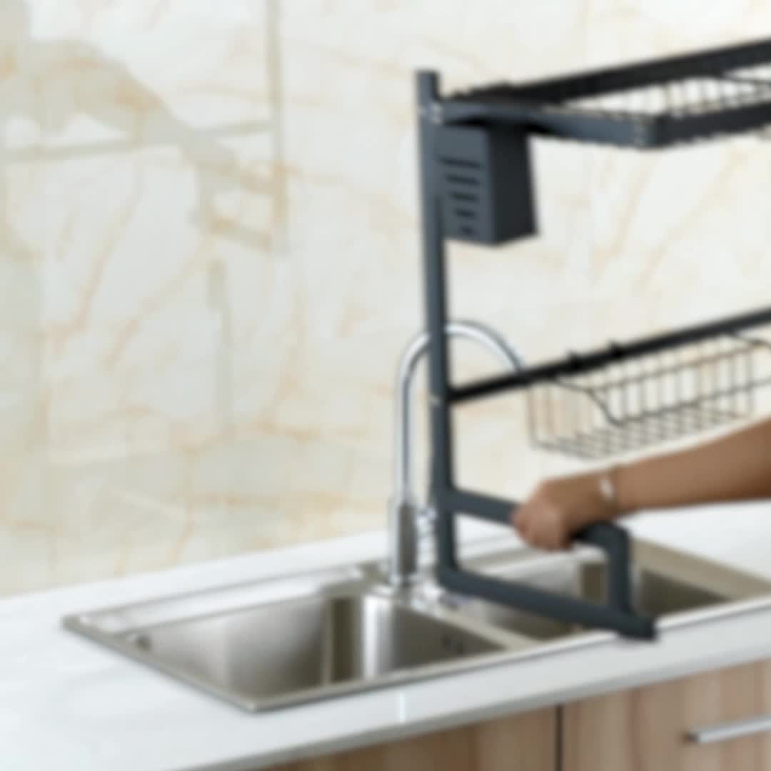 Over The Sink Dish Drying Rack adjustable Space saving - Temu