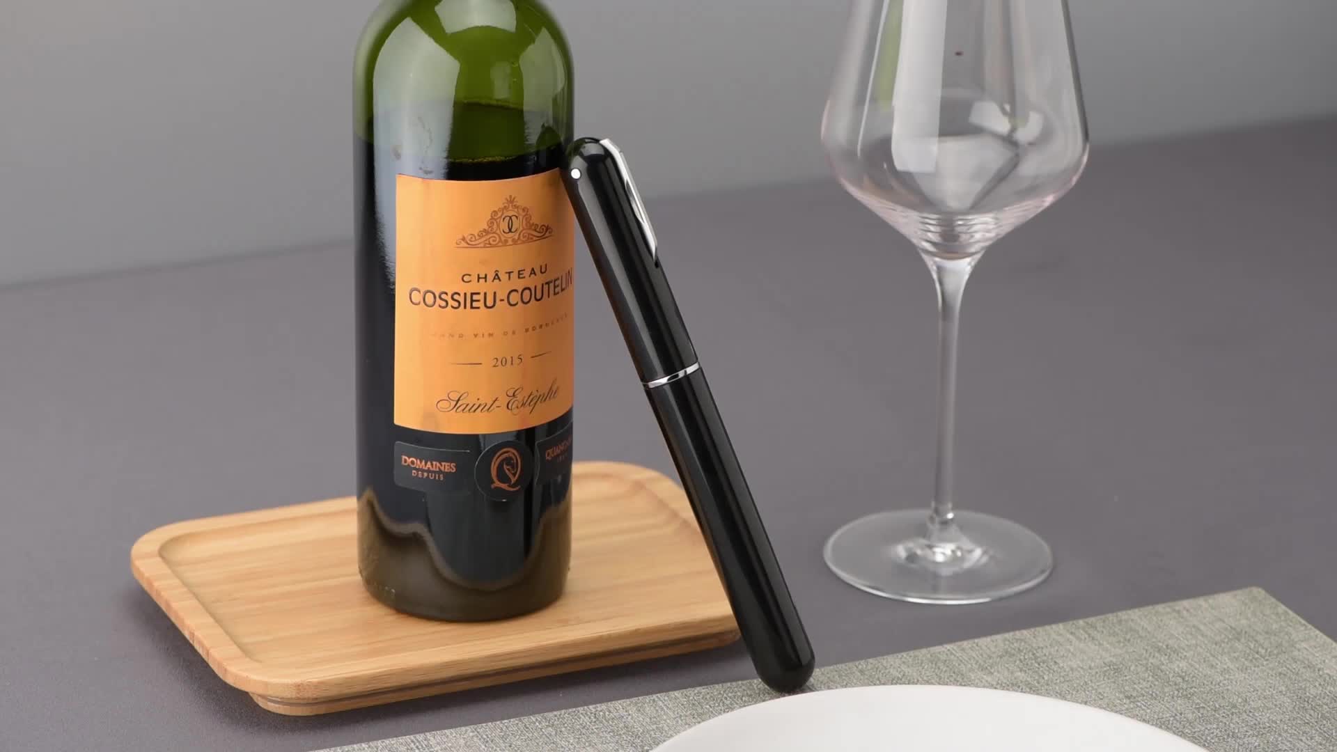 CD09591-Ouvre bouteille de vin avec pompe à Air Portable. tire