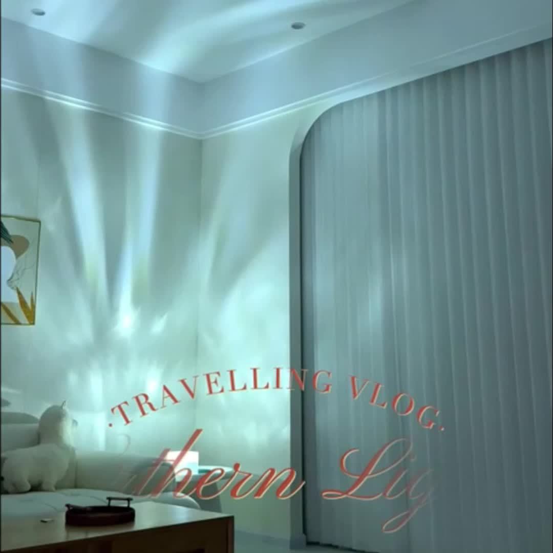 16 Color Water Wave USB Night Light with Remote Control