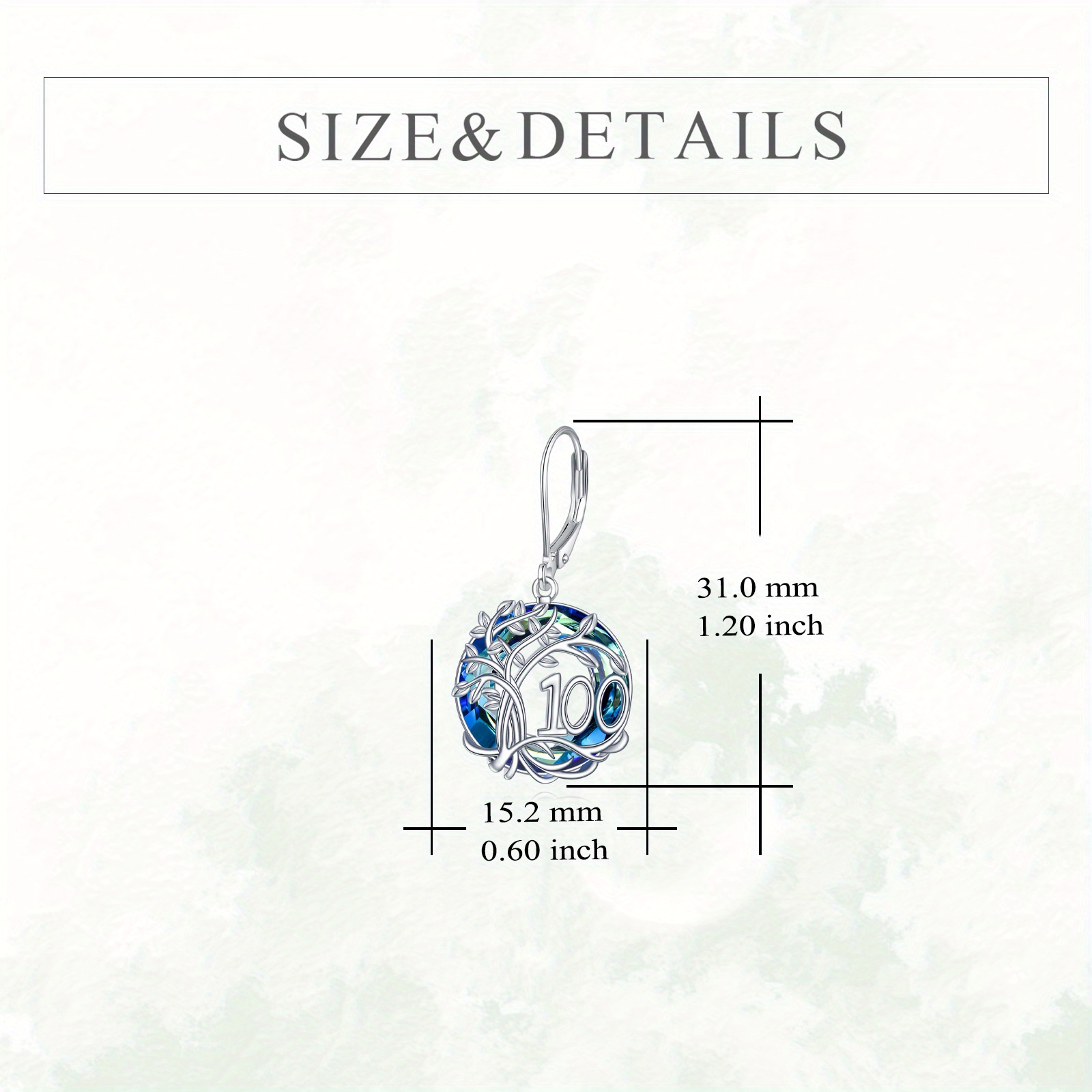 925 Sterling Silver Tree of Life Dangle Earrings, Memorial Gift