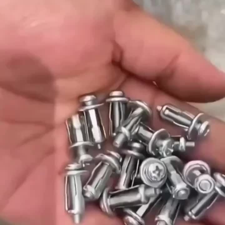 Juego de 52 piezas de pernos de expansión y tuercas de acero al carbono, con diseño de pétalos para encaje rápido, resistente y anticorrosivo, ideal para construcción, automóviles y equipos de comunicación - Imagen 10