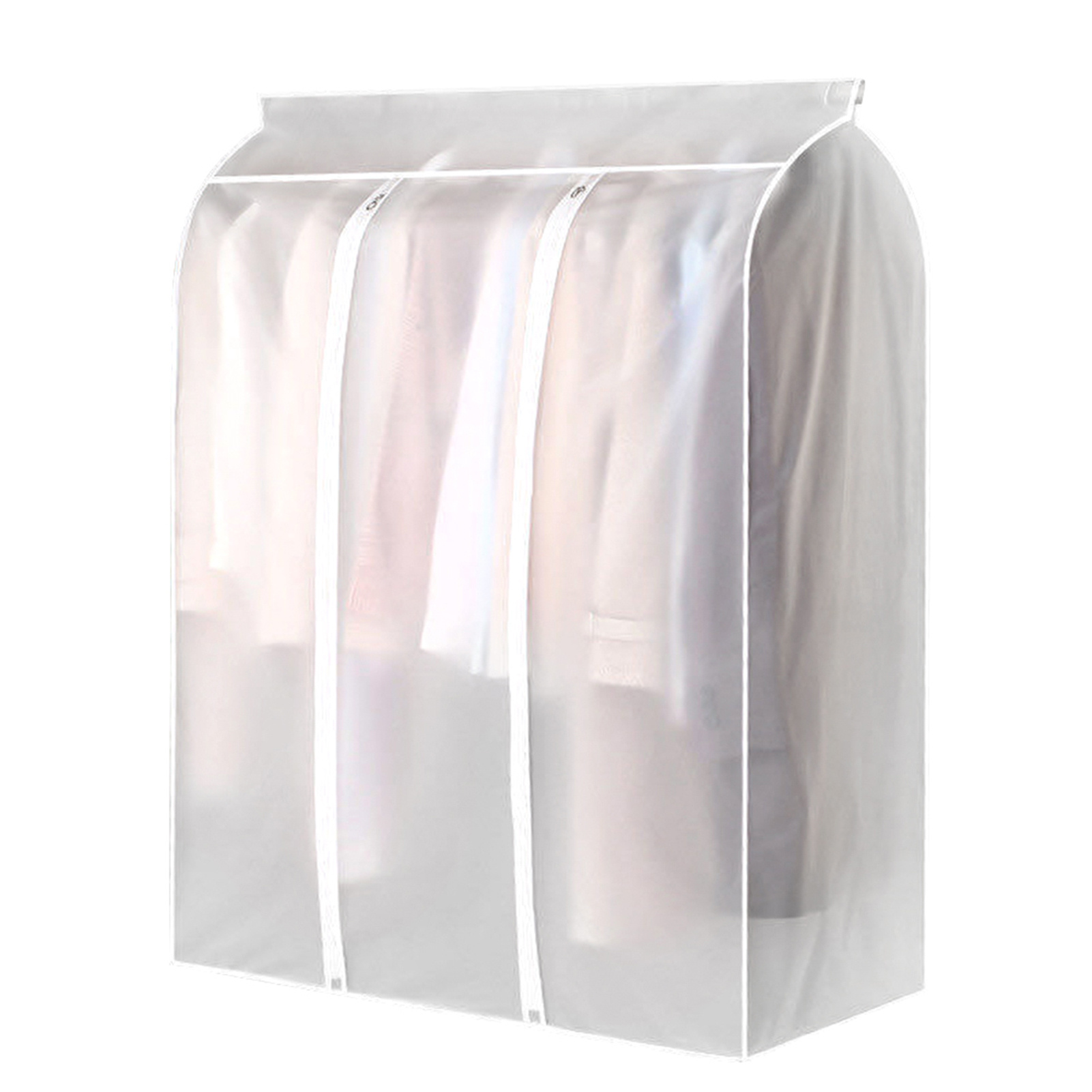 

Lixada Large Capacity Garment Bag - Translucent, Dustproof & Moisture-resistant Clothes Protector With Zipper For Organization