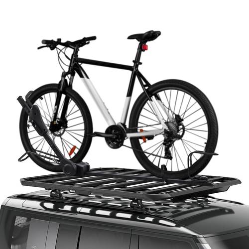 , tak cykelställ, hög kvalitet, present, lämplig för montering på bilar, suv:er, mpv:er, etc, aluminiumlegering, svart