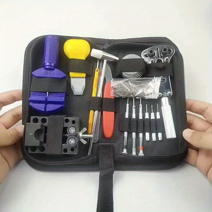 Pin & Spring Bar Remover Watch Case Wrench & Knife Watchmakers Repair Tools  Kit