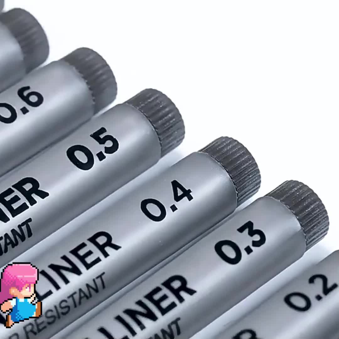Pigment Liner Pigma Micron Ink Marker Pen 0.05 0.1 0.2 0.3 - Temu